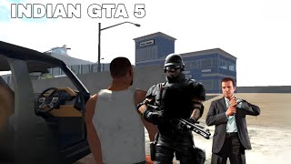 Sasti Indian GTA 5 MICHAEL ARRESTED 😱 [upl. by Niamrej]