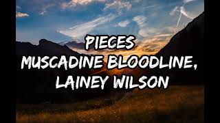 Muscadine Bloodline  Pieces Lyrics ft Lainey Wilson [upl. by Zzahc]