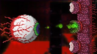 Terraria Can Spazmatism Beat Wall of Flesh Tmodloader 144 Smash Bros Boss Fight [upl. by Nahtannoj]