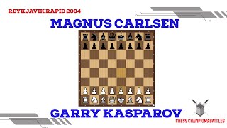 Kasparov vs Carlsen Epic 2004 Reykjavik Clash – Chess Legends Unite [upl. by Castra995]