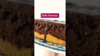 Torta brownie con sabor a chocolate y frambuesa [upl. by Yekcin]