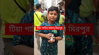 টিয়া পাখির বাজার  Tiya Pakhi  টিয়া পাখি  টিয়া পাখির বাচ্চা  টিয়া পাখির বাচ্চার দাম কত shorts [upl. by Maleki]