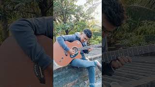 Jodi Bare Bare Eki sure Prem Tomay Kaday  Kobitar gan  Guitar cover  youtubeshorts [upl. by Pepe646]