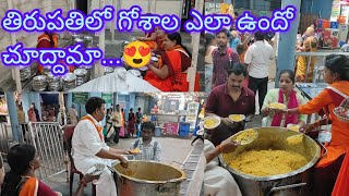 viralvideo తిరుపతిలో గోశాల చూద్దామా😍 [upl. by Kaden]