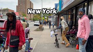 Walking Most Dangerous Hood In New York Brownsville Brooklyn [upl. by Einnod540]