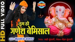 Tum Ho Ganesh Bemishal  तुम हो गणेश बेमिसाल  Singer  Shahnaz Akhtar  Video Song  Lord Ganesh [upl. by Atipul]