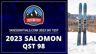 2023 Salomon QST 98  SkiEssentialscom Ski Test [upl. by Yraccaz413]