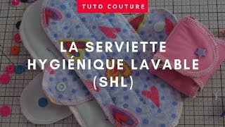 Comment coudre une serviette hygiénique ou un protège slip lavable [upl. by Ynnaj364]