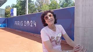 Interviu cu VIRGINIA RUZICI la OLIMPIADA PARIS 2024 la Stade du ROLAAND GARROS [upl. by Aivilo741]