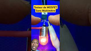 🚨🚨Comment Tester un MOSFET IRFZ44N ou Équivalent sans le Multimètre tester 7N60B MOSFET igbt 🔥 [upl. by Submuloc]