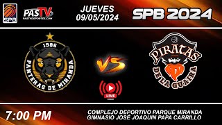 PANTERAS VS PIRATAS Jueves 9 de Mayo 2024 SPB EN VIVO [upl. by Aramoiz]