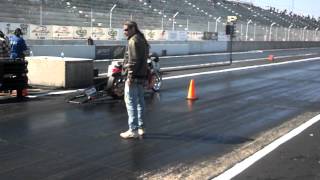 VRod Destroyer at AHDRA Harley Drags Rockingham 2012 fall race [upl. by Aiket800]