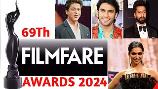 69 वें फिल्मफेयर अवार्ड 2024  Shahrukh Khan Or Ranvir Singh  Filmfare Awards [upl. by Aloivaf]