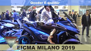 2020 All New Qooder Eqooder Walkaround Eicma 2019 Fiera Milano Rho [upl. by Niar]