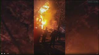 House fire spreads to neighboring homes in NJ [upl. by Akilak715]