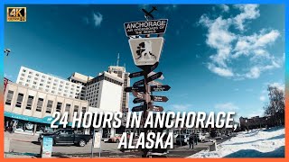 24 Hours in Anchorage Alaska✨ A 4K Adventure [upl. by Nhguav]