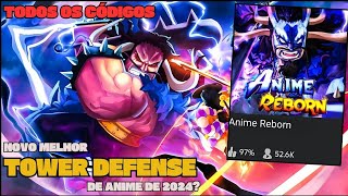 MELHOR TOWER DEFENSE DE 2024  ANIME REBORN [upl. by Drews]