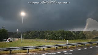 BassfieldSoso MS  CLOSE RANGE EXTREMELY LARGE Easter Sunday 2 mile wide EF4 tornado [upl. by Haelahk]