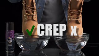 How to protect yellow boot timberland vs Water  Crep protect spray Test [upl. by Dilahk659]