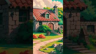 Relax Village 🍂🌼 lofi lofihiphopchill lofihiphop livewallpapershorts trending [upl. by Erelia]