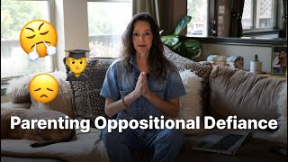 How To Parent Oppositional Defiance  ADHD Parenting [upl. by Ahsimaj]