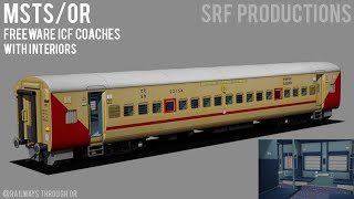 Freeware ICF Coaches for MSTSOR  Rail Simulations [upl. by Atikim]