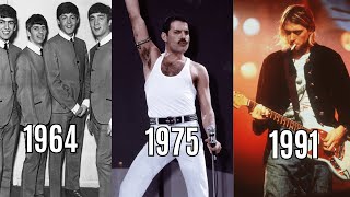 The Greatest Rock Hits in The Last 70 Years 19542023 [upl. by Kcirdor488]