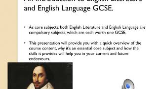 GCSE English Language and Literature [upl. by Hutchings]