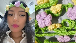 Flores esponjosas tejidas a crochet Tutorial Disfraz de Elfo [upl. by Gereron]