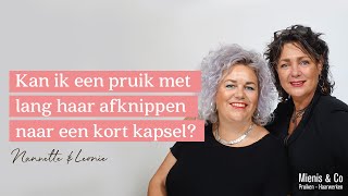 Kan ik een pruik met lang haar afknippen naar een kort kapsel [upl. by Barnabas919]