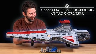 LEGO Star Wars UCS VenatorClass Republic Attack Cruiser REVIEW  Set 75367 [upl. by Noived]