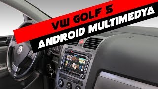 Volkswagen Golf 5 Android multimedya Sistemi Montaj Uygulaması [upl. by Karie617]