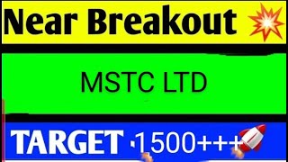 MSTC SHARE LATEST NEWS TODAYMSTC SHARE TARGETMSTC SHARE ANALYSISMSTC SHARE LATEST NEWS [upl. by Kizzee]