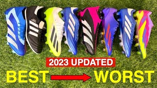 RANKING every 2023 Adidas football boot from BEST TO WORST  UPDATED [upl. by Jordon]