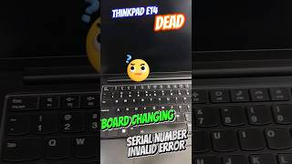 Lenovo ThinkPad E14 Gen 5 Not Power Up  Serial Number Invalid Error  Laptop DEAD [upl. by Assiled485]