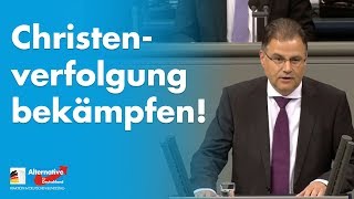 Christenverfolgung bekämpfen  Jürgen Braun  AfDFraktion im Bundestag [upl. by Rizan]