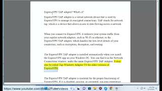 ExpressVPN TAP adapter ExpressVPN tap adapter download ethernet 2 ExpressVPN tap adapter​ [upl. by Stanway]