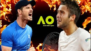 Andy Murray vs Tomas Martin Etcheverry  Australian Open 2024 [upl. by Lennej]