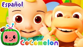 CoComelon en Español  Cabeza hombros rodillas y pies  Canciones Infantiles y de Cuna [upl. by Brinson674]