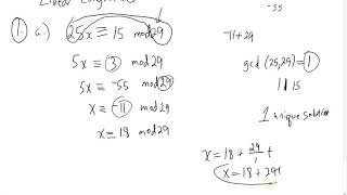 Number Theory Linear Congruences 1 [upl. by Scheer]