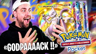 JAI EU UN MON PREMIER GODPACK SUR POKEMON POCKET [upl. by Cyma669]