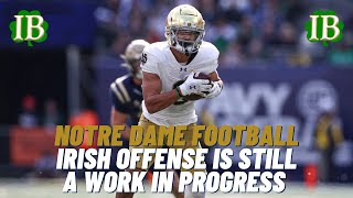 Notre Dame Offense Is Still A Work In Progress But It’s Getting Closer [upl. by Hauge596]