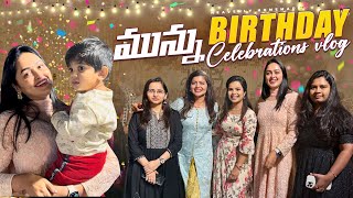 Munnu Birthday Vlog  Youtubers అందరూ కలిస్తే సందడి  Heavenly Homemade [upl. by Pantia55]