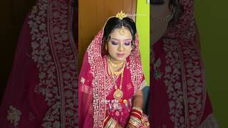 Bride ROJINA🩷makeupartist wedding bride bridal makeup makeuptutorial youtubeshorts trending [upl. by Nered]