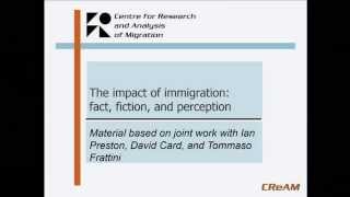 The impact of immigration fact or fiction 20 Mar 2014 [upl. by Clarhe141]