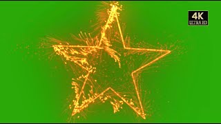 star effect green screen free video download [upl. by Lorolla]