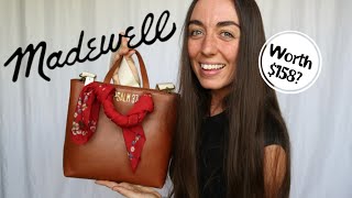 Is It Worth 158 Madewell Transport Bag Review Not Sponsored 2022 [upl. by Krebs484]