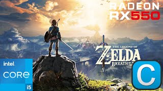 🕹️The Legend of Zelda Breath of the Wild Cemu  RX 550 i5 4460S 8GB RAM Gameplay🎮 [upl. by Zetneuq]