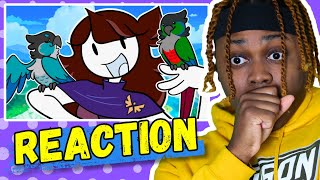 quotSHES IN A VIDEO GAMEquot Reacting to They put me in a video game  Jaiden Animations [upl. by Nnylav]