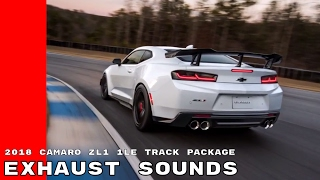 2018 Camaro ZL1 1LE Track Package Engine amp Exhaust Sounds At The Racetrack [upl. by Arraeic889]